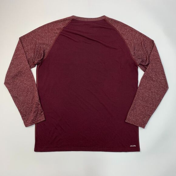 Adidas T Shirt Mens XL Extra Large Maroon Climalite Fear The Fork Ultimate Tee - Picture 9 of 12
